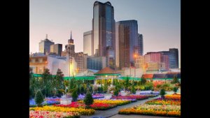 Даллас / Dallas/Красивые города, красивая музыка