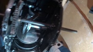 Как снять фрикционное кольцо со снегоуборщика.