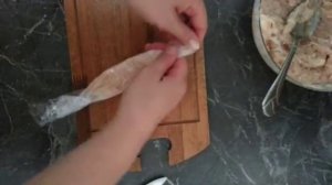 Домашние сосиски из курицы.