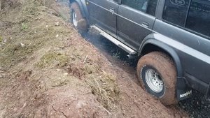 Nissan Patrol Y60 GR  первый выезд оффроад лайд на 35 калёсах проверка подвески и арок (Offroad)