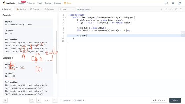 Leetcode 438 - Find All Anagrams in a String (JAVA Solution Explained!) смотреть онлайн
