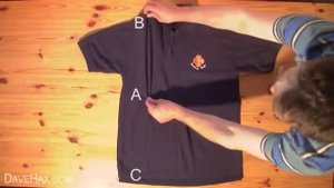 Классно!!  Как сложить футболку за 2 сек