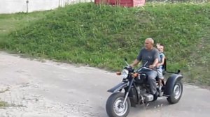 Самодельный трайк из тяжелого мотоцикла