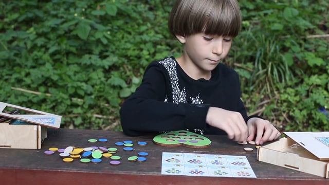 Досочки Сегена, пазл пицца и сердечко от WoodLand смотреть онлайн