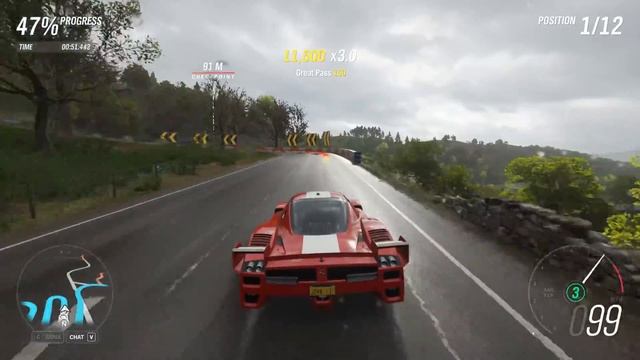Forza Horizon 4 - 2005 Ferrari FXX - Ambleside Sprint Race смотреть онлайн