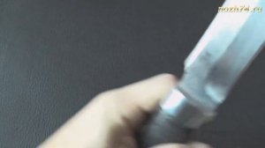 Нож Н3-Гумбольт (Кожа, Контрастный дамаск) - www.nozh74.ru