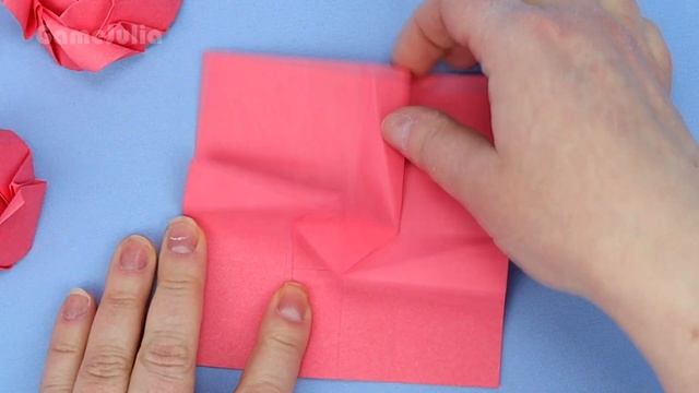Оригами роза из бумаги / Идея подарка и декора своими руками смотреть онлайн