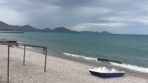 Коктебель - дорога к морю и набережной от пансионата "Творческая Волна"