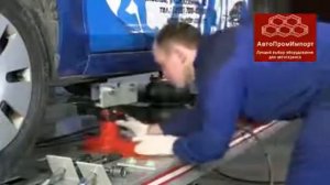 Платформенный стапель для кузовного ремонта Е-110 SIVER - пример работы