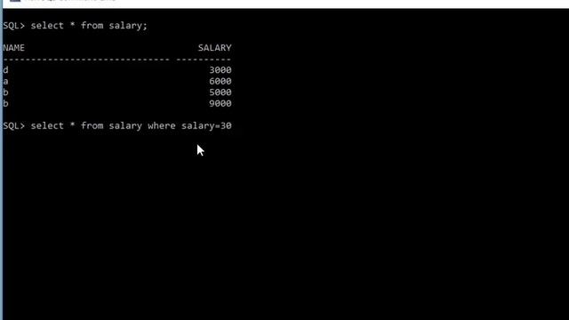 How to use EQUAL TO Operator on Table in SQL