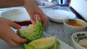 Из капусты.Такого вы точно еще не пробовали.Шницель из капусты запеченый в духовке.