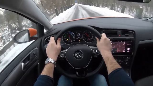 e-Golf Test Drive VOLKSWAGEN E GOLF 4K POV e-Golf 2019 смотреть онлайн