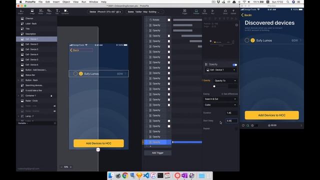 Прототипируем анимацию поиска устройств в ProtoPie смотреть онлайн