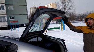 Установка новых (контрактных) газовых упоров крышки багажника на #Honda_Insight #хонда_инсайт