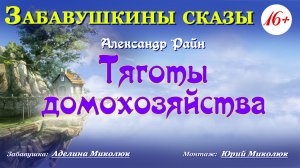 Александр Райн "ТЯГОТЫ ДОМОХОЗЯЙСТВА" Читает Аделина Миколюк. Возрастная категория: 16+