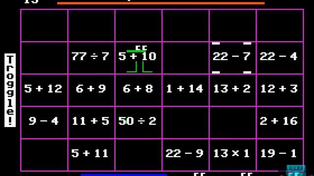 Apple II Game: Number Munchers (1986 MECC) смотреть онлайн