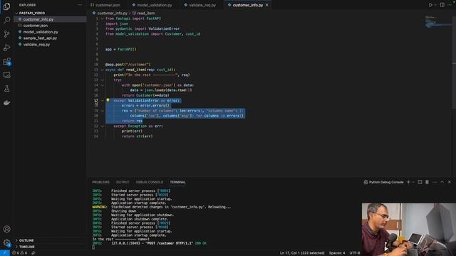 FastAPI Tutorial | FastAPI Course For Beginners | Data Validation | Fast API | Viswateja