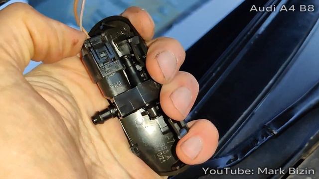 Веерные форсунки омывателя стекла Audi A4 B8 (от A6/A7) / Fan-shaped glass washer nozzles смотреть онлайн