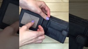 Мужской кошелёк кожаный