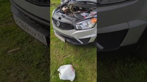 Промывка дизельной топливной системы на sang yong actyon new