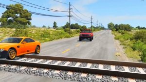 Cars vs Rails – BeamNG.Drive