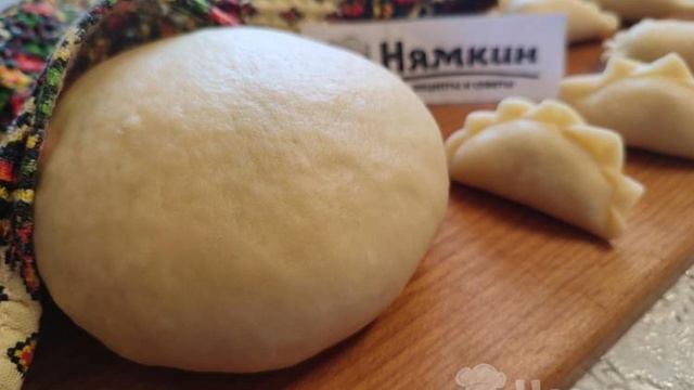 Постное заварное тесто для вареников и пельменей