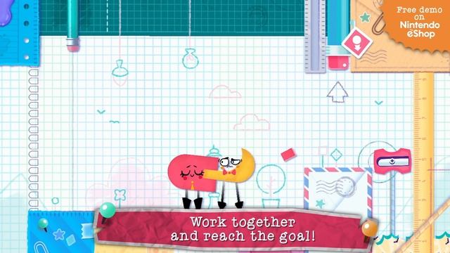 Snipperclips – Cut it Out, Together! Overview Trailer - Extended Cut! смотреть онлайн
