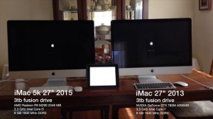 iMac 5K 27" 2015  vs. iMac 27" 2013  Start Up Time - compare both iMacs