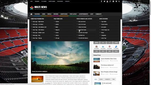 Multinews - Multi-purpose WordPress News Magazine v2.5.2 смотреть онлайн