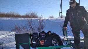 СНЕГ 1.5 м. ГОРЫ! Испытания склизовой подвески!