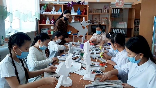 Мастер-класс: Бірқазан құсының макетін пенапласттың көмегімен жасап үйренейік смотреть онлайн