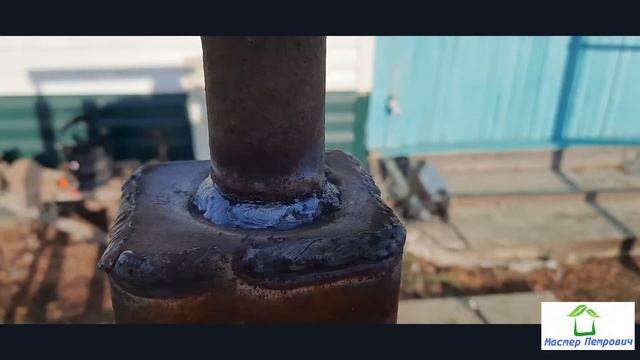 изготовление регистра для обогрева мастерской.часть2 смотреть онлайн