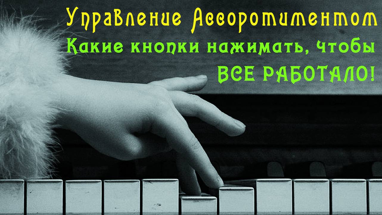 Управление ассортиментом - КАКИЕ КНОПКИ НАЖИМАТЬ, чтобы ВСЕ РАБОТАЛО... (живая запись) - Практикум 4