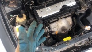 1 из причин шума,свиста ремня гура на автомобиле Hyundai Accent