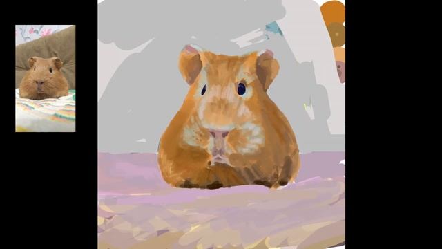 Как нарисовать морскую свинку и не сойти с ума. Не знаю, было сложно :) Paint3D. Speedpaint. CGART смотреть онлайн