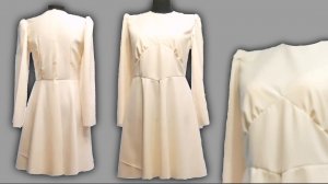 Моделирую платье под корсет.