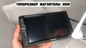 Видеообзор на магнитолу Bos-Mini 2din (2/32гб) 7 дюймов