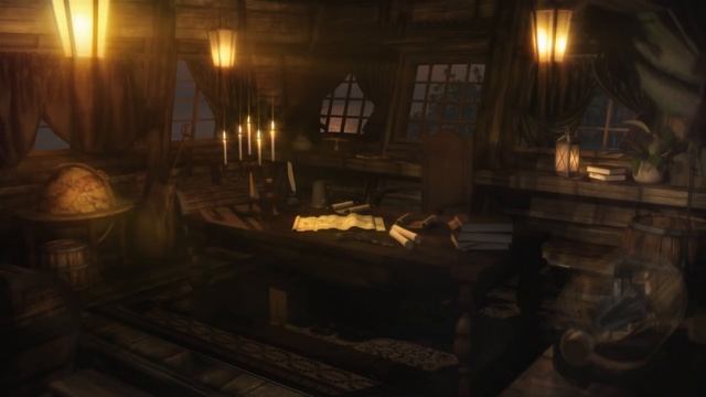 Pirate Ship Ambience - Captain's Cabin, Tropical Island Port, Bird Life | 1 Hour ?️ смотреть онлайн