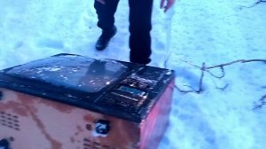 Нашли старый  телевизор