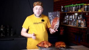 За один день делаю запас вкусной свинины на год Рваная свинина Pulled pork в коптильне и автоклаве