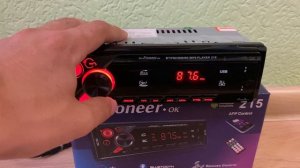 Обзор автомагнитолы Pioneer 215