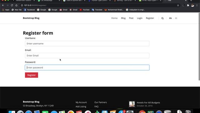 #21 User Registration part-2 смотреть онлайн