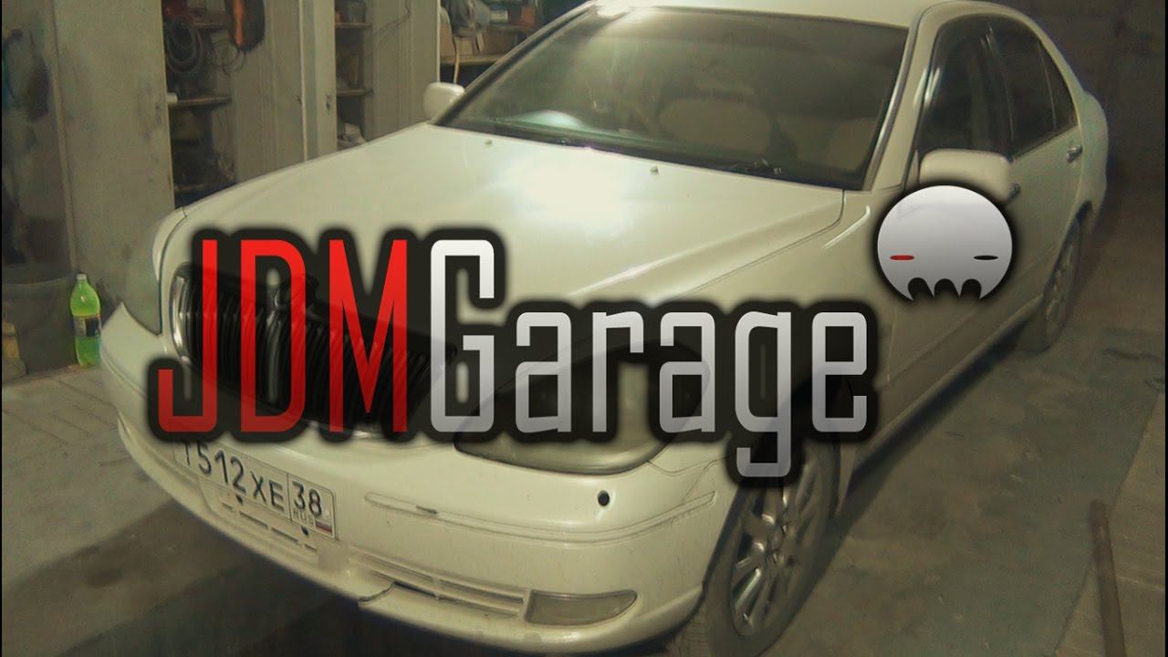 JDM Garage  Toyota Brevis  Полировка запущенных фар ремонт и покраска бампера