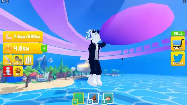 КУПИЛ САМУЮ БОЛЬШУЮ ГАЛАКТИКУ ЧТОБЫ СТАТЬ МЕГА КАЧКОМ В РОБЛОКСЕ! ROBLOX Lifting Titans смотреть онлайн