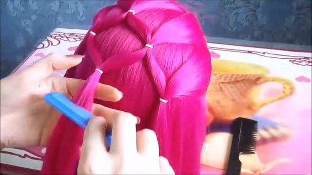 Красивая прическа сеточка из волос легкая прическа в школу