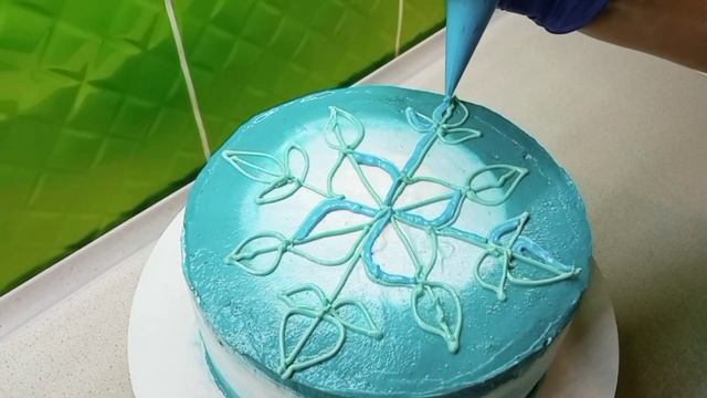 НОВОГОДНИЙ ТОРТ 2021 [торт снежинка]/NEW YEAR CAKE 2021