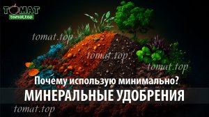 Почему я стараюсь практически не применять минеральные удобрения