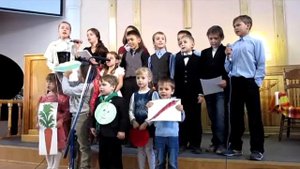 детская песенка "Урожай", жатвенное служение, Тула-2