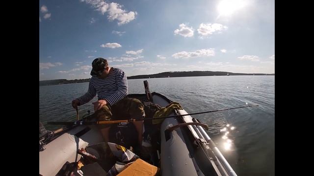 Рыбалка в Германии . Рыбалка на сома . Сом с лодки смотреть онлайн