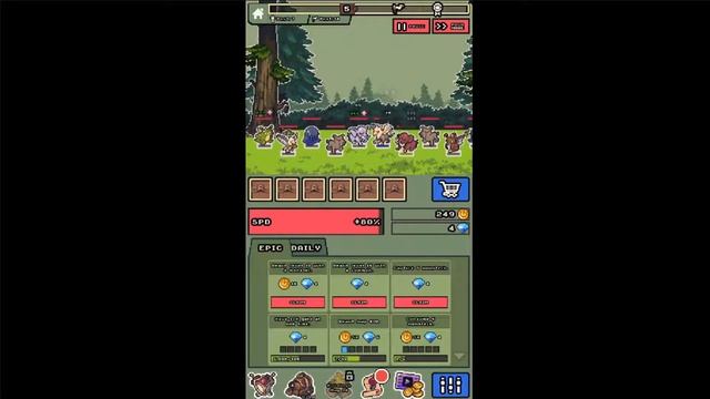 Idle Monster Frontier Gameplay AndroidIOS - Capture and combine monsters !!